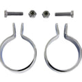 Chrome 1-7/8 inch Muffler End Clamp Set for Harley-Davidson
