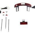 Chopped Fender Rear Edge LED Lamp with Red Lens for Harley-Davidson