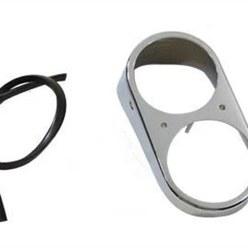 FXD-FXR Dash Panel Chrome for Harley-Davidson