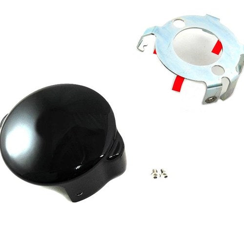 Flt Starter Motor End Cover Kit Black for Harley-Davidson