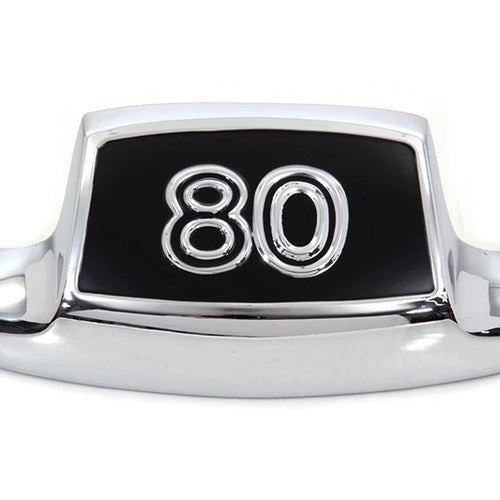 Chrome Front Fender Tip inch80 inch with Inlay for Harley-Davidson