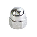 Chrome Acorn Nut 1/2 inch-13 Coarse Thread for Harley-Davidson