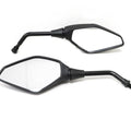 Universal 10mm Mirror Black Left and Right Pair