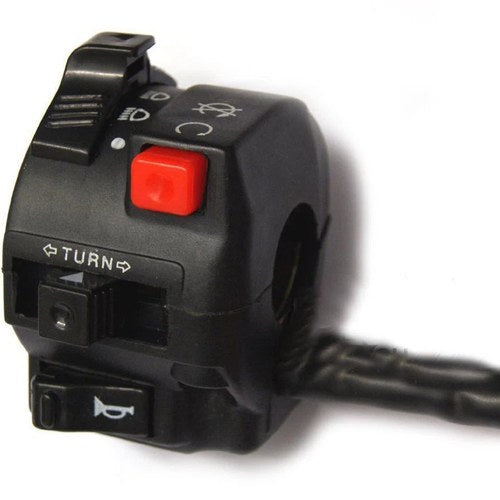 Universal Ignition Switch 4 Function, With Horn Button, 11 wire, 4 plugs