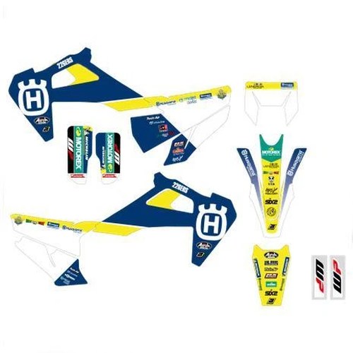 Husqvarna FC/TC 19-22, FE/TE 20-22 Replica Trophy Decal Kit, Blackbird