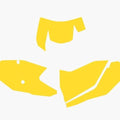 Yellow Backgrounds KTM Exc 125-250 2017-2019, EXC-F 250-450 2017-2019