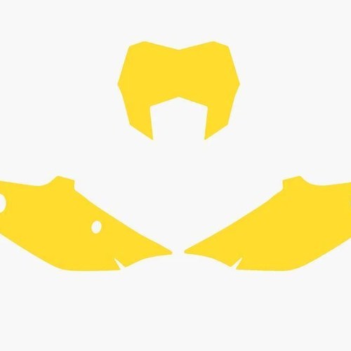 Yellow Backgrounds GASGAS EC125-300 2014-2017, EC-F 250-450 2014-2017