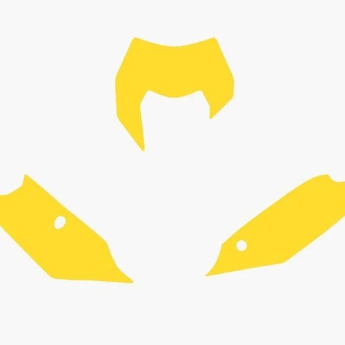 Yellow Background KTM Exc 125-250 2014-2016, EXC-F 250-450 2014-2016