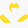 Yellow Background KTM Exc 125-250 2014-2016, EXC-F 250-450 2014-2016