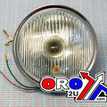 Headlight Unit Yamaha DT50, With BA20D Bulb 6V 25/25W, 150mm Dia.