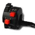 Universal L/H Ahndlebar Switch 4 Functions, 10 wire, double plug.