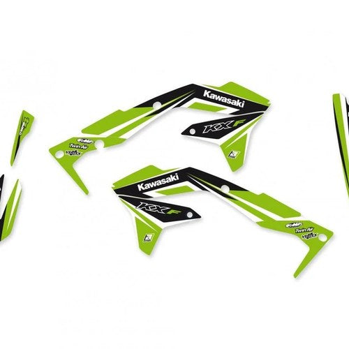 Kawasaki KX-F450 2016-2018 Dream 4 Full Decal Kit, Blackbird