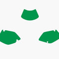 Green Backgrounds Kawasaki KLX250 1993-1997, KLX300 1997-2007