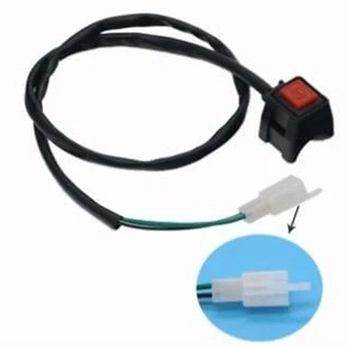 Switch Kill Red Button Yamaha, with Block Connector