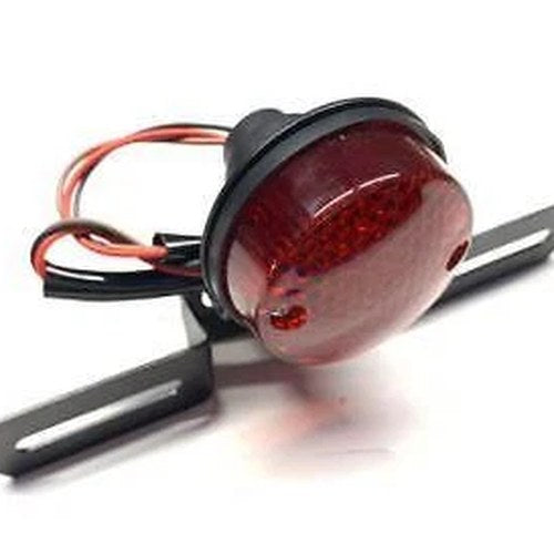 Universal Round Tail Lamp & Number Plate Bracket