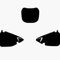 Black Backgrounds Yamaha YZ125/250 2000-2001