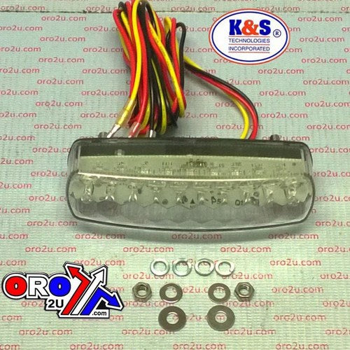 Universal LED Stop & Tail Light, Clear Lens
