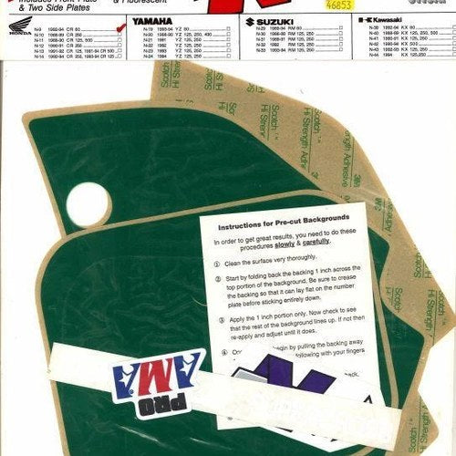 Green Backgrounds Honda CR80 1992-1995