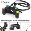 5 Button Universal Handlebar Switch