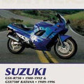 Clymer Manual Suzuki GSX-R750 1988-1992, GSX750F 1989-1996