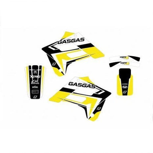 Gas EC125-300 02-06, FSE450 02-06, DREAM-4 Yellow Decal Kit