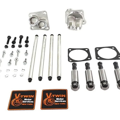 Sifton Solid Tappet Kit Alloy Finish for Harley-Davidson