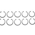 Front Wheel Hub Bearing Snap Ring for Harley-Davidson