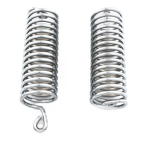 Chrome 7 inch Seat Spring Set for Harley-Davidson