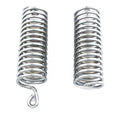 Chrome 7 inch Seat Spring Set for Harley-Davidson
