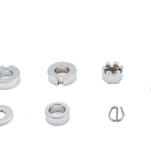 Rear Axle Spacer Kit Chrome for Harley-Davidson