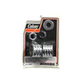 Chrome Groove Style Front Axle Spacer Kit for Harley-Davidson