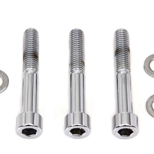 Allen Mount Kit for Rear Brake Caliper Chrome for Harley-Davidson