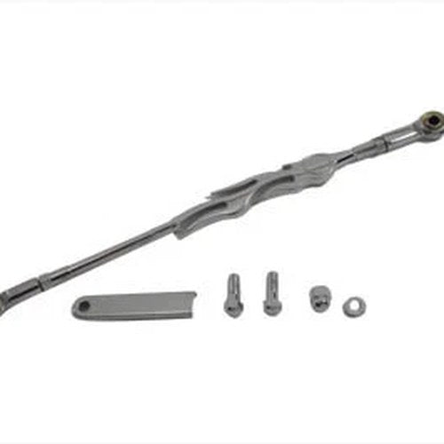 Shifter Rod Kit Flame Style Chrome for Harley-Davidson