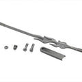 Chrome Flame Style Shifter Rod Kit for Harley-Davidson