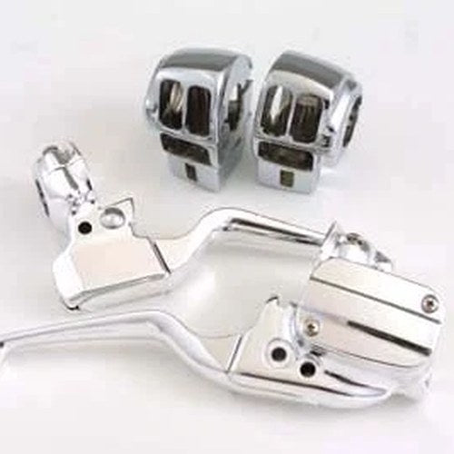 Chrome Handlebar Control Kit for Harley-Davidson