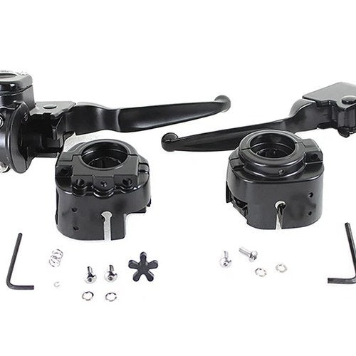 Handlebar Control Kit Black for Harley-Davidson
