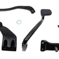 Black Further Forward Mid Control Kit for Harley-Davidson