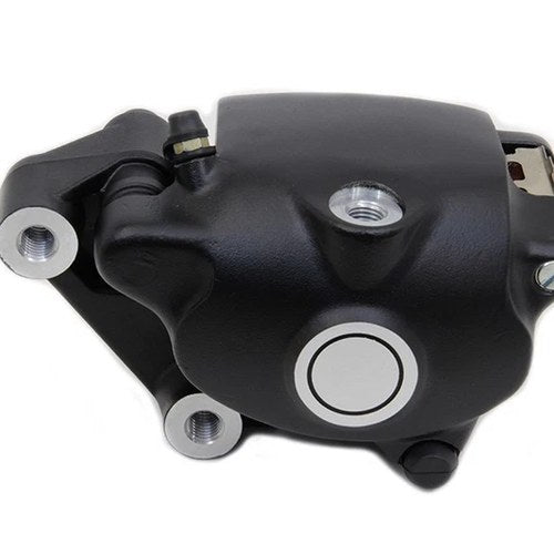 Black 2 Piston Front Left Brake Caliper for Harley-Davidson