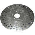 11-1/2 inch Front Brake Disc Skull Design Polished for Harley-Davidson