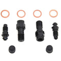 Flt Front Caliper Bleeder Screw Kit Black for Harley-Davidson