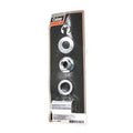 Rear Axle and Nut Spacer Kit Smooth Style Chrome for Harley-Davidson