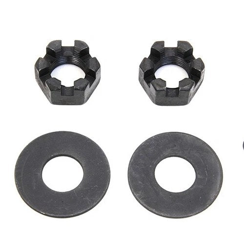 Rear Axle Nut and Lock Kit Parkerized for Harley-Davidson