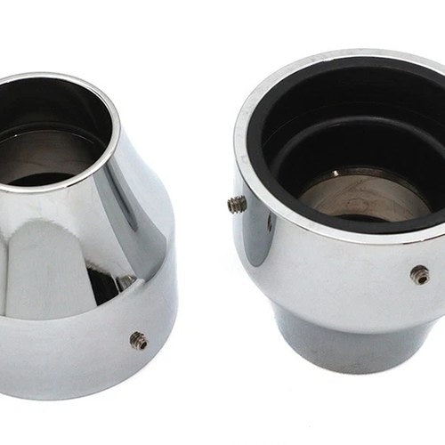41mm Fork Boot Covers Chrome for Harley-Davidson