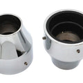 41mm Fork Boot Covers Chrome for Harley-Davidson