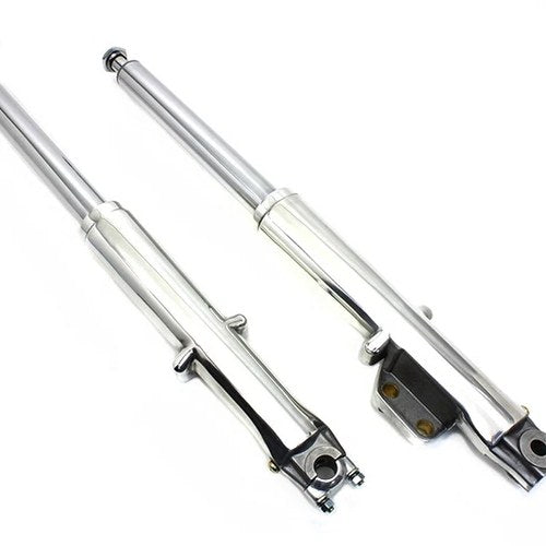 Fork Slider Assembly with Polished Sliders for Harley-Davidson