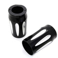 Black Fork Slider Cover Set for Harley-Davidson
