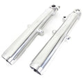 41mm Glide Fork Slider Set Polished for Harley-Davidson