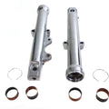 39mm Fork Sliders Polished Single Disc for Harley-Davidson