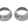 39mm Fork Boot Cover Set Chrome for Harley-Davidson