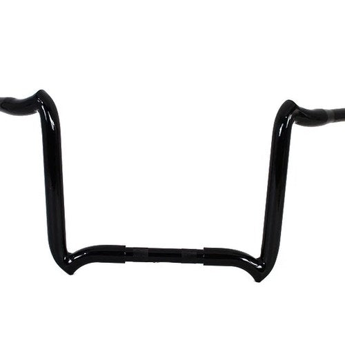 12 inch Road Glide Handlebar without Indents Black for Harley-Davidson